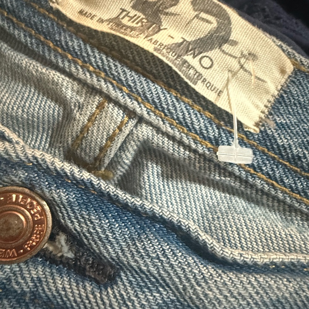 Thrifty Two Blue Boyfriend Jeans